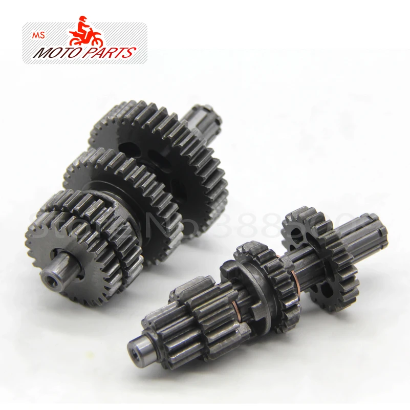 Yinxiang125 Trasmissione Main & Counter Shaft Con Cambio Per Orizzontale Yx 125Cc Dirt Pit Bike Minicross Pitsterpro Motocross