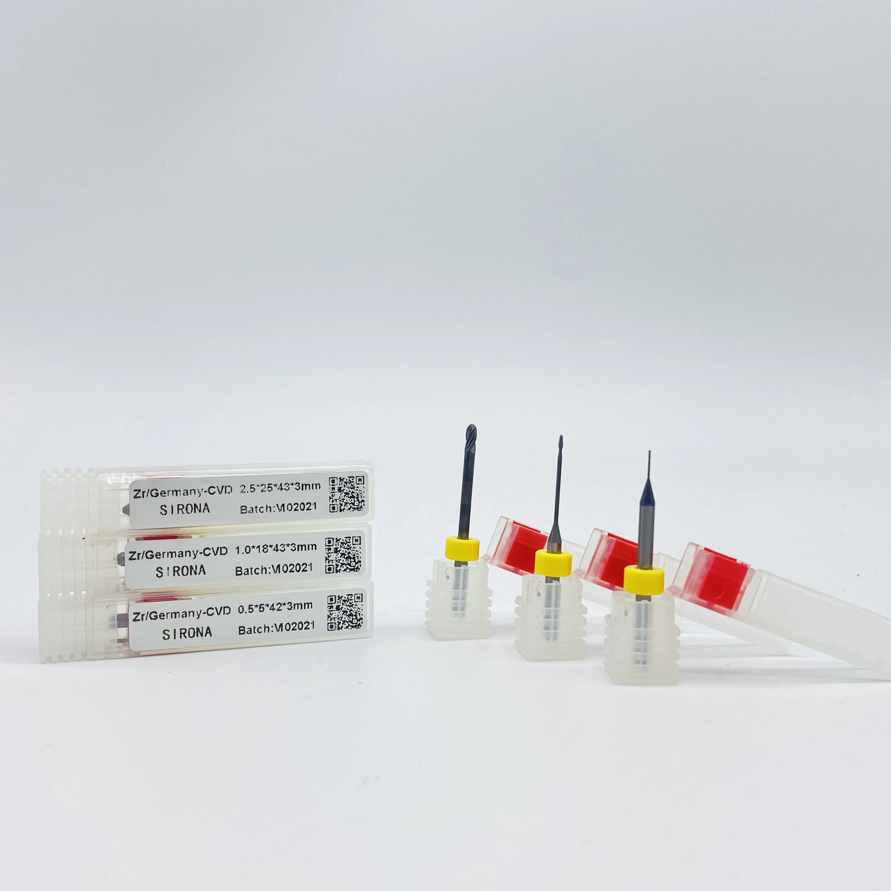 Vsmile Dental Milling Sirona Inlab Mcx5 Burs Tool Per Zirconia Wax Pmma Resina Composita In Laboratorio