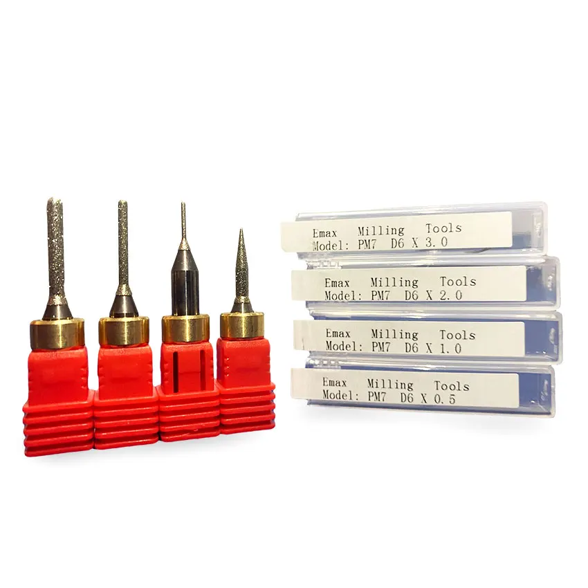 Frese Diamantate Ivoclar Cad/Cam Frese Dentali Frese Per Fresa Zirconia/Pmma/Emax/Metallo