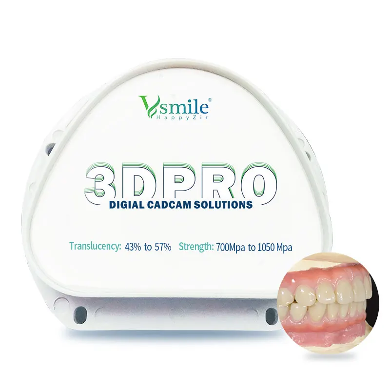 Amann Girrbach Dental 3D Pro Blocchi Di Zirconia Multistrato Per Laboratorio Cad Cam 16 Colori E Colore Candeggina