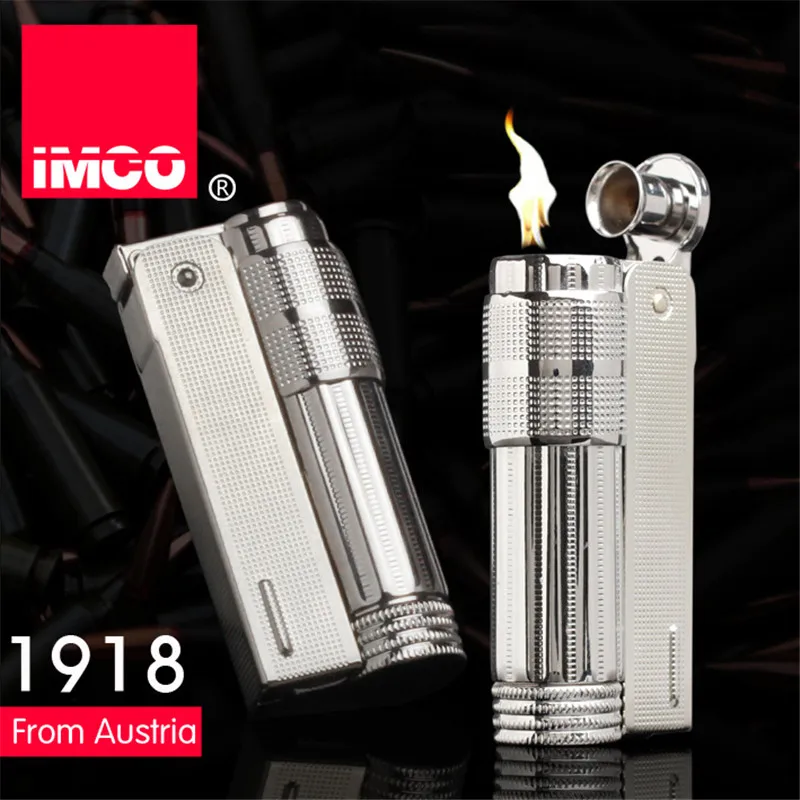 Originale Imco Accendino Vecchio Benzina Più Leggero In Acciaio Inox Genuine Cigarette Lighter Cigar Fuoco Briquet Tabacco Benzina Accendini