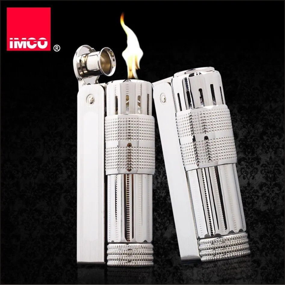 Originale Imco Accendino Vecchio Benzina Più Leggero In Acciaio Inox Genuine Cigarette Lighter Cigar Fuoco Briquet Tabacco Benzina Accendini