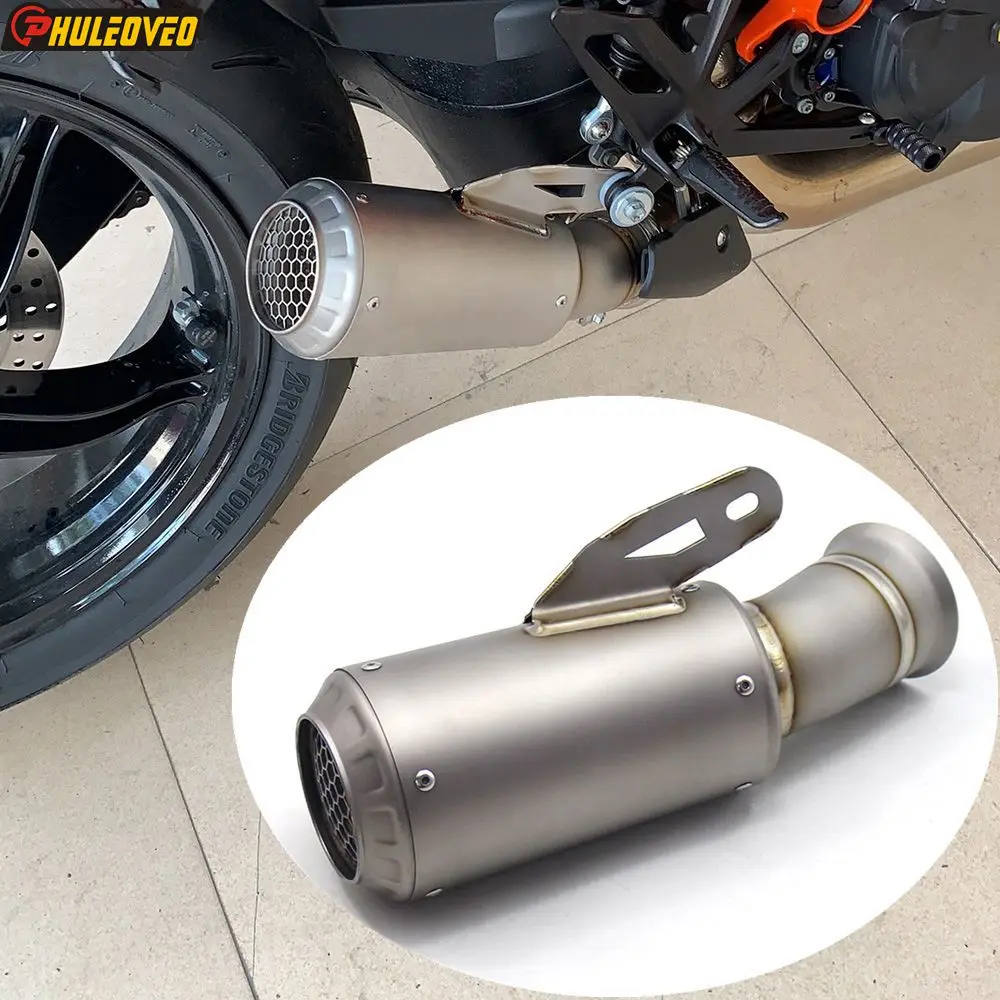 Lega Di Titanio Per Ktm 1290 Superduke R 2020-2023 Superduke R Evo Superduke Rr Silenziatore Di Scarico Moto Slip-On Mid Link Pipe