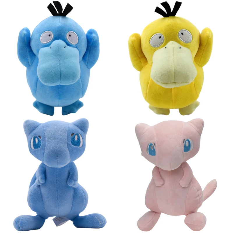 Kawaii Pokemon Shiny Psyduck Mew Soft Peluche Cute Anime Peluche Cartoon Peluche Dolls Festival Regali Di Compleanno