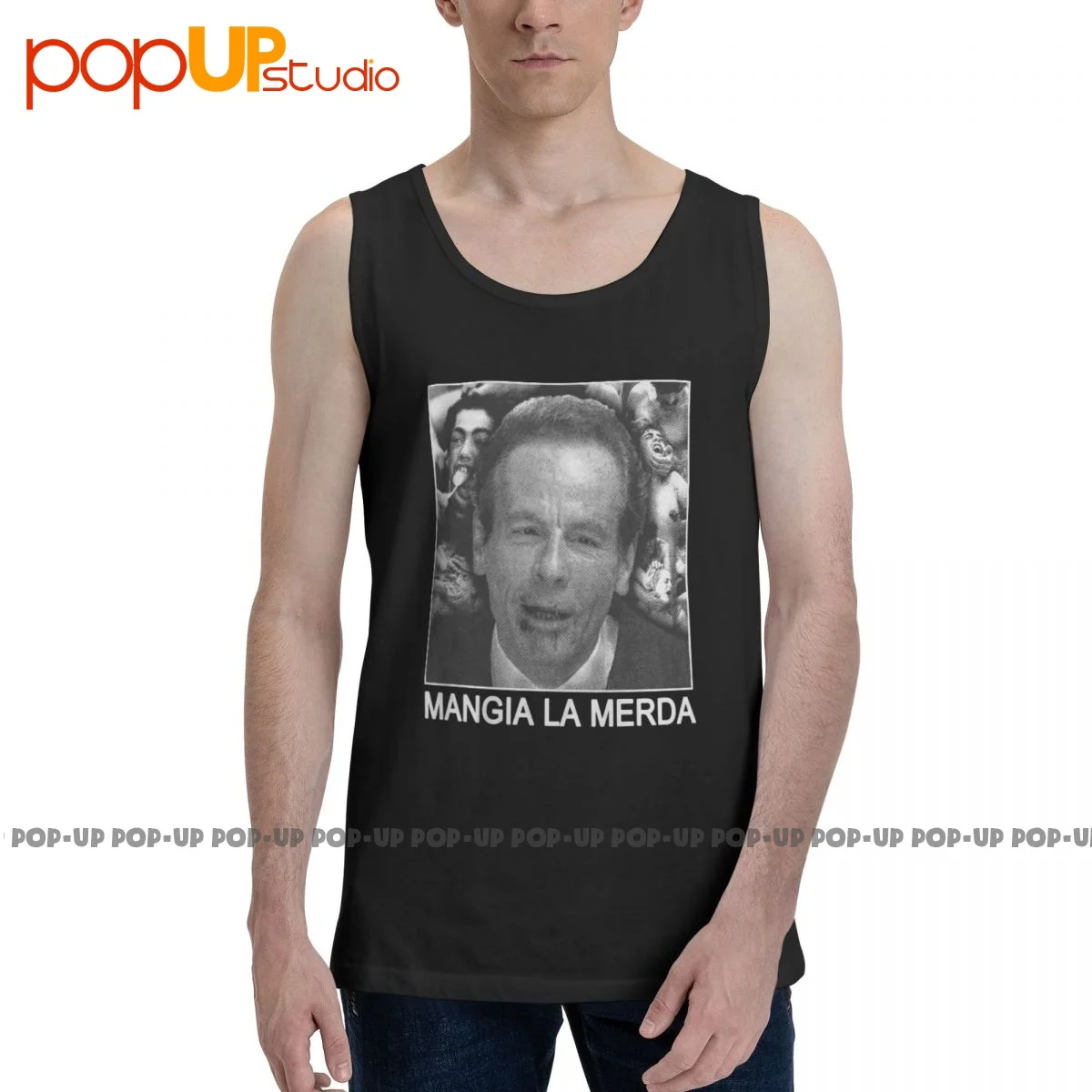 Mangia La Merce Salto 120 Days Of Sodom Cult Canotte Vest Cool Style Splicing Hot Deals Camicia Senza Maniche