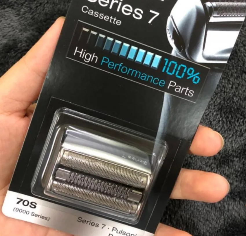 Per Braun Series 7 70S 760Cc 760Cc-3 765Cc-3 760Cc-4 760Cc-5 765Cc-4 Foil & Cutter Head Cassette Fit Shaver/Razor Mesh Grid
