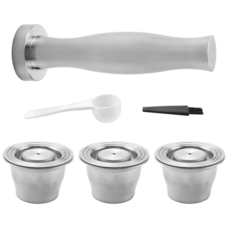 Capsule Di Caffè, Capsule Riutilizzabili Nespresso Cialde Nespresso Riutilizzabili Cialde Di Caffè Espresso Compatibili In Acciaio Inossidabile