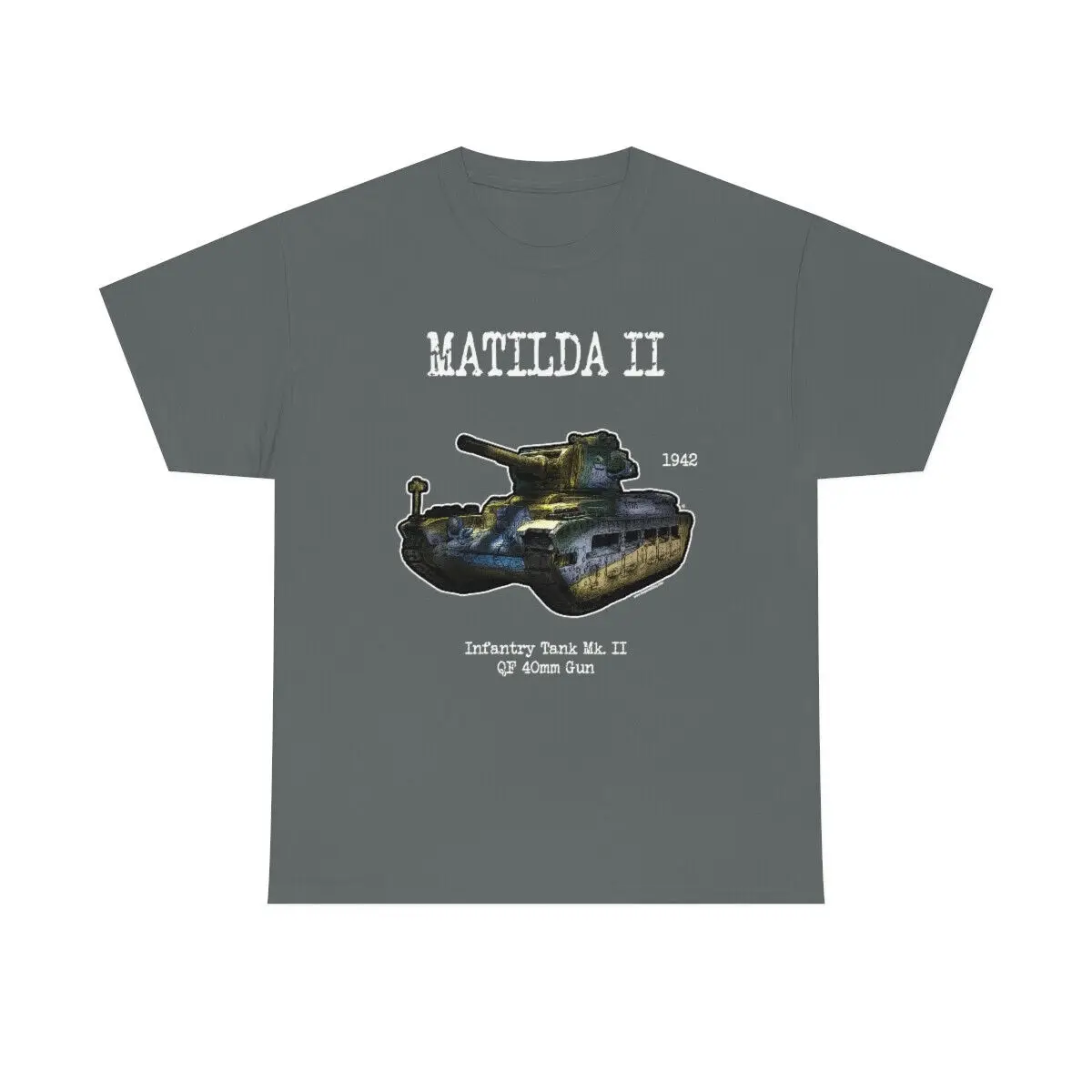 T-Shirt Matilda Ii British Tank Wwii