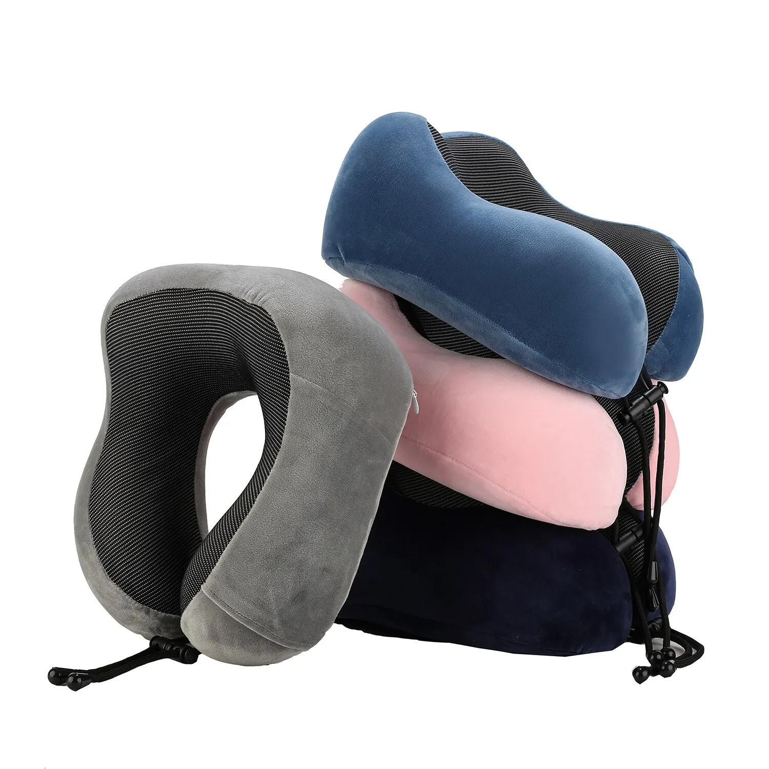 U Travel Memory Cotton Pillow Neck Motor Cars And Airphones Nap Magnetic Fabric Ushaped