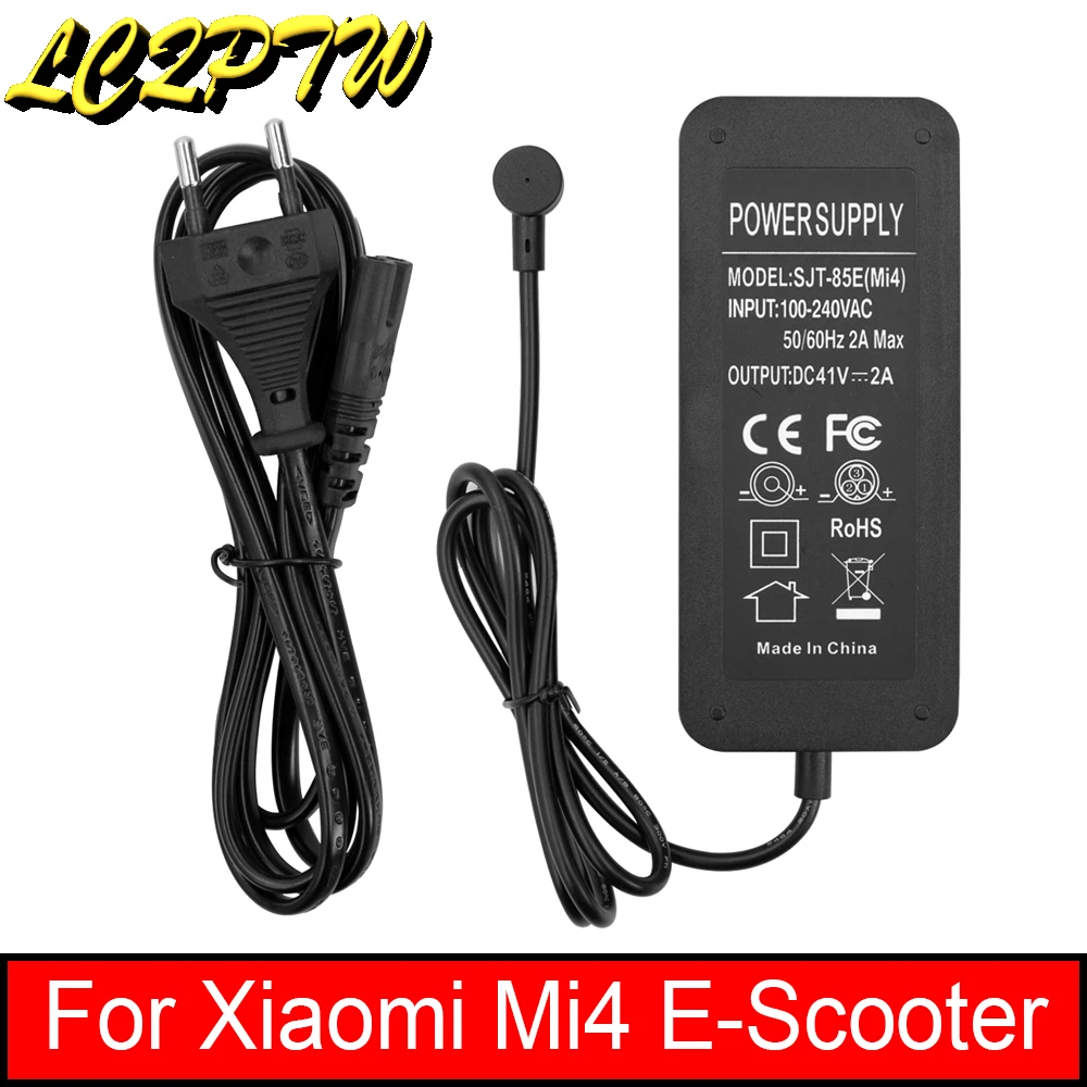 Caricabatteria Per Scooter Elettrico 41V 2A Per Xiaomi Mi 4/4 Pro E-Scooter Skateboard Eu Plug Accessori