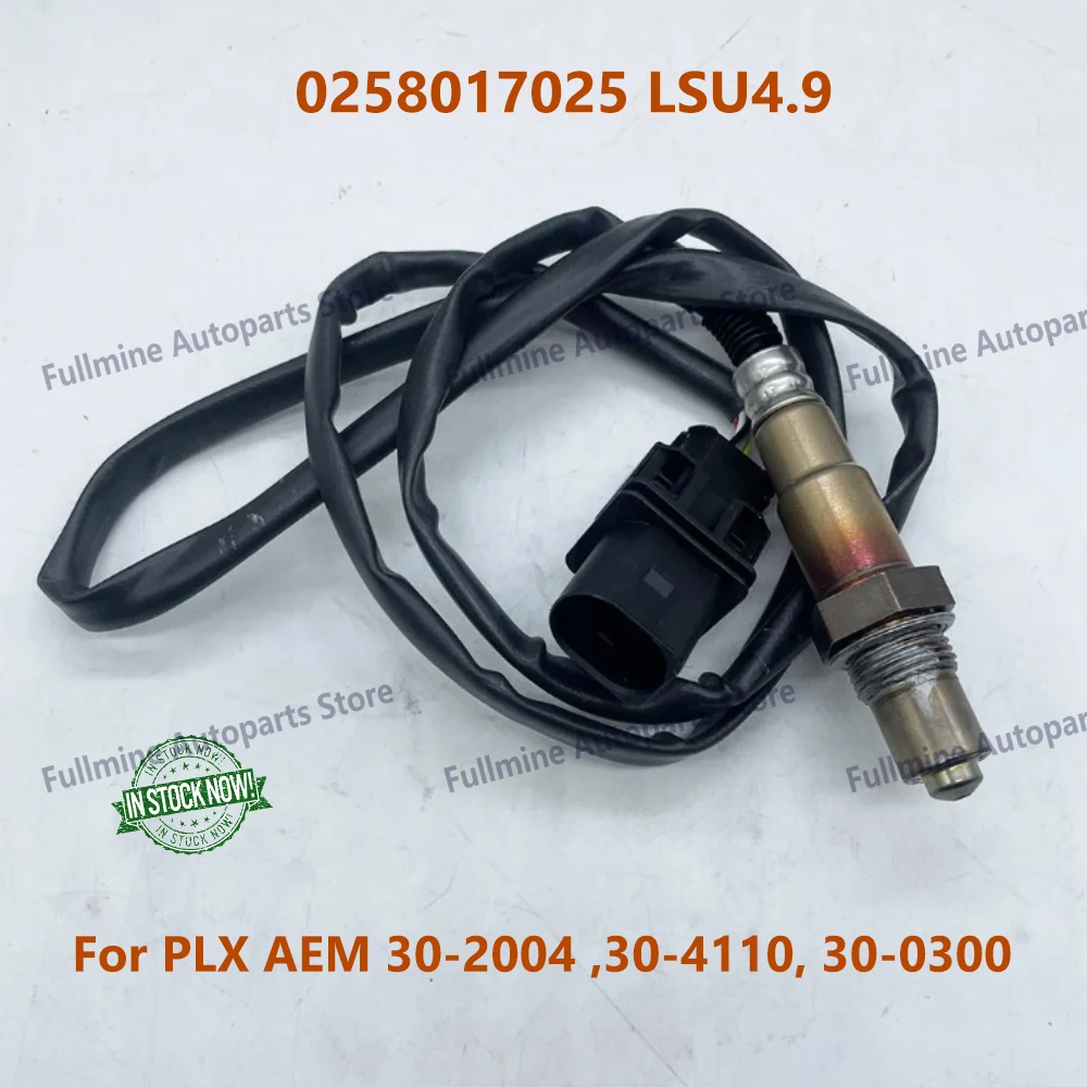 Nuovo Sensore Rapporto Carburante Aria 0258017025 Lsu4.9 O2 Uego Sensore Di Ossigeno A Banda Larga Per Plx Aem 30-2004 30-4110 30-0300 Di Alta Qualità