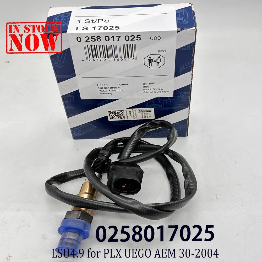 0258017025 Sensore Lambda Di Ossigeno A Banda Larga Lsu4.9 258017025 Per Plx Uego Aem 30-2004 30-0300 30-4110 Alta Qualità