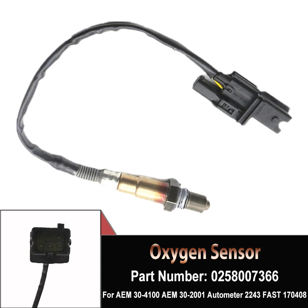 Sensore Di Ossigeno O2 0258007366 Adatto Per Aem 30-4100 30-2001 Autometro 2243 Veloce 170408 Lsu4.2 Lambd A Banda Larga