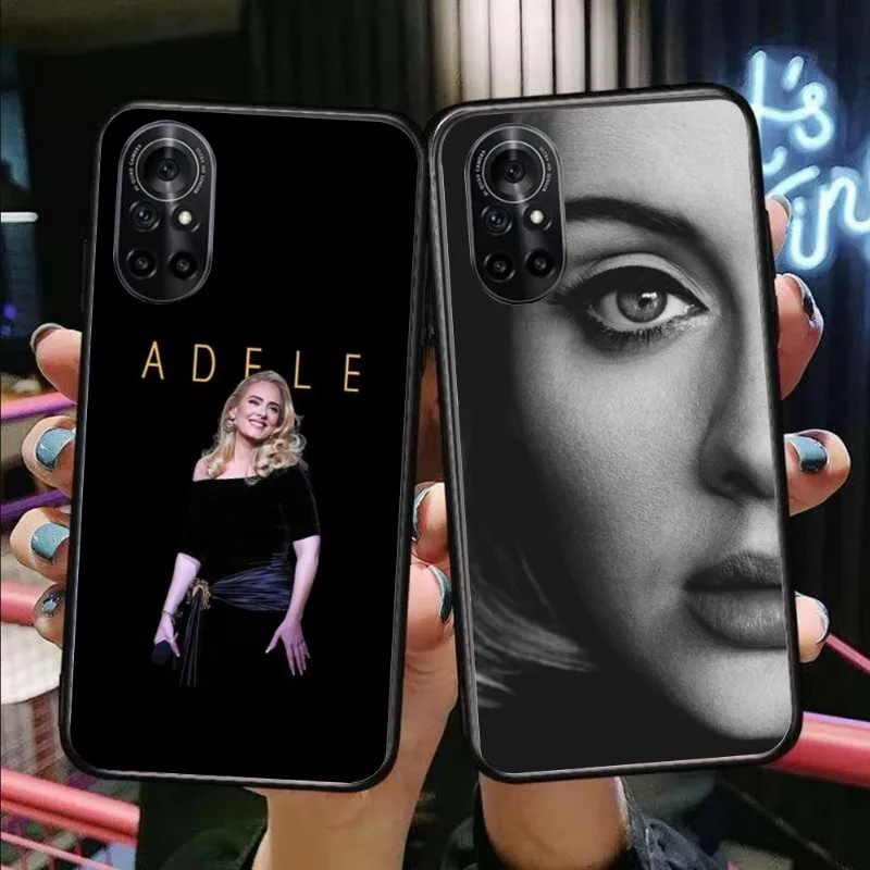Custodia Per Cellulare Adele Adkins Per Honor 90 70 50 20 7S X9 X8 X7 Magic 4 3 Pro Cover Morbida Nera Per Telefono Funda