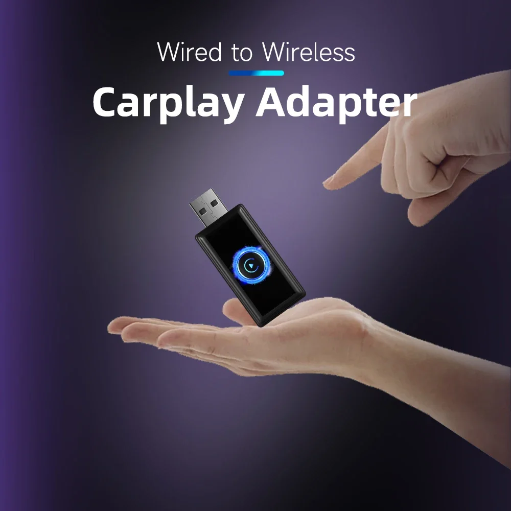Nuovo Aggiornamento Carplay Adattatore Wireless Mini Body Smart Ai Box Car Oem Wired Carplay To Wireless Usb Dongle Bluetooth Wifi Spotify