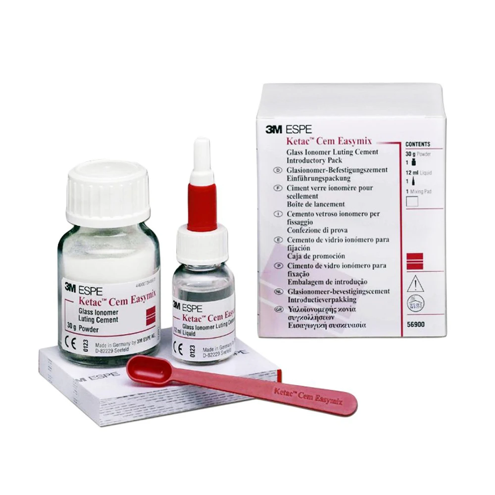 3M Espe Ketac Cem Easymix Glassionomer Cemento Dentale Colla Permanente Denti Corone Ponti Ortodontico Odontoiatria Materiale Di Adesione