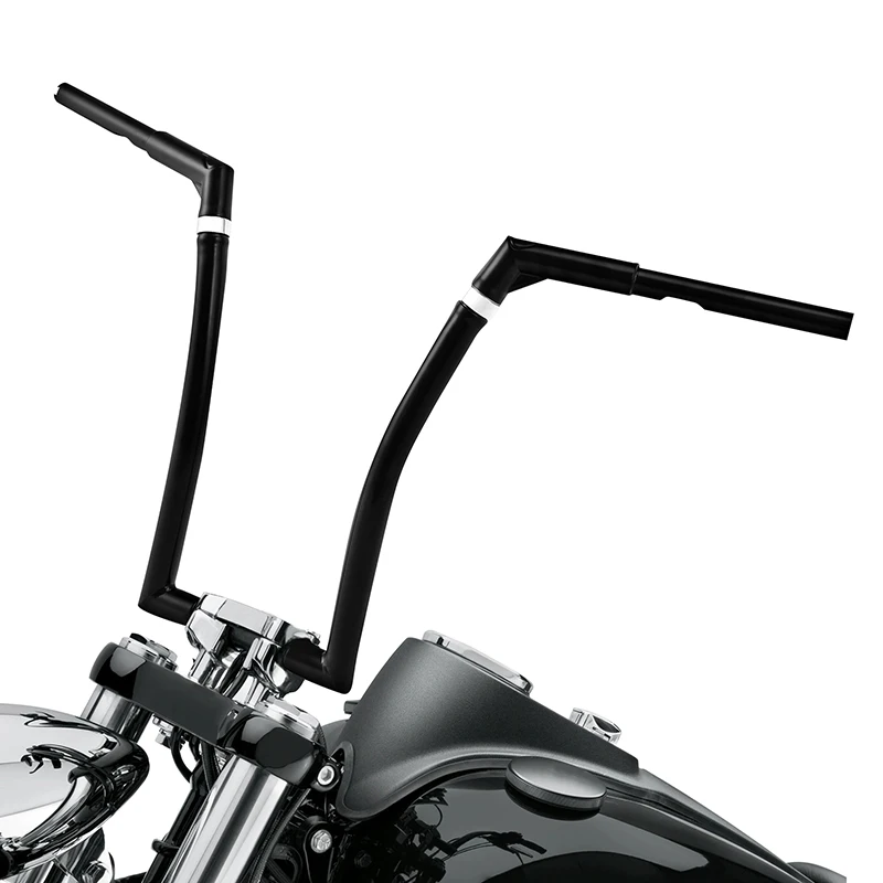 Moto 18 "Rise 1-1/4" Ape Hanger Manubrio Per Harley Sportster Forty-Eight Xl Dyna