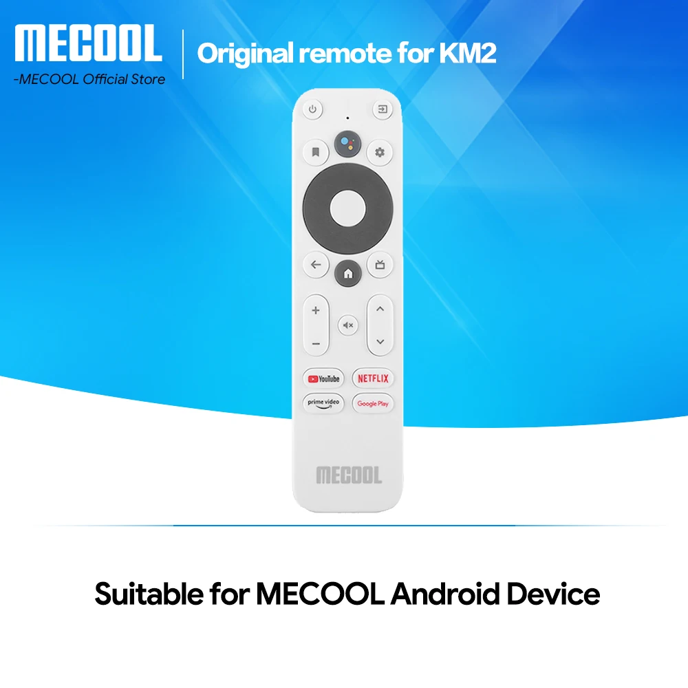 Sostituzione Originale Del Telecomando Mecool Km2 Voice Bt Per Netflix Certificazione Google Prime Video Google Play Android Tv Box