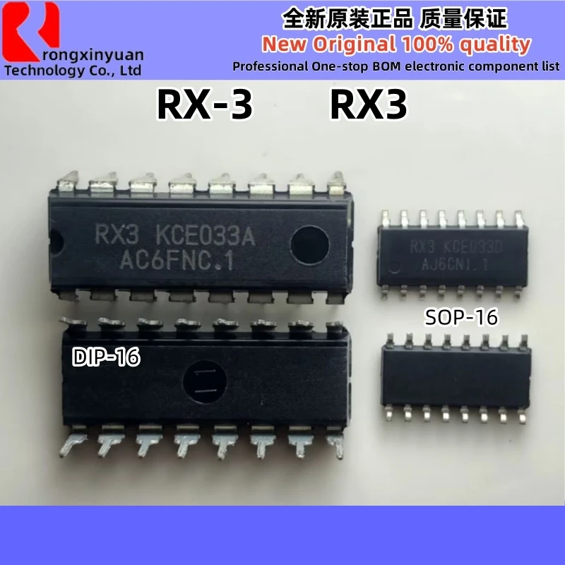 5 Pz/Lotto Rx-3 Rx3 Rx3-Kce033A Rx3-Kce033D Sop-16 Dip-16 Originale Nuova Qualità 100%