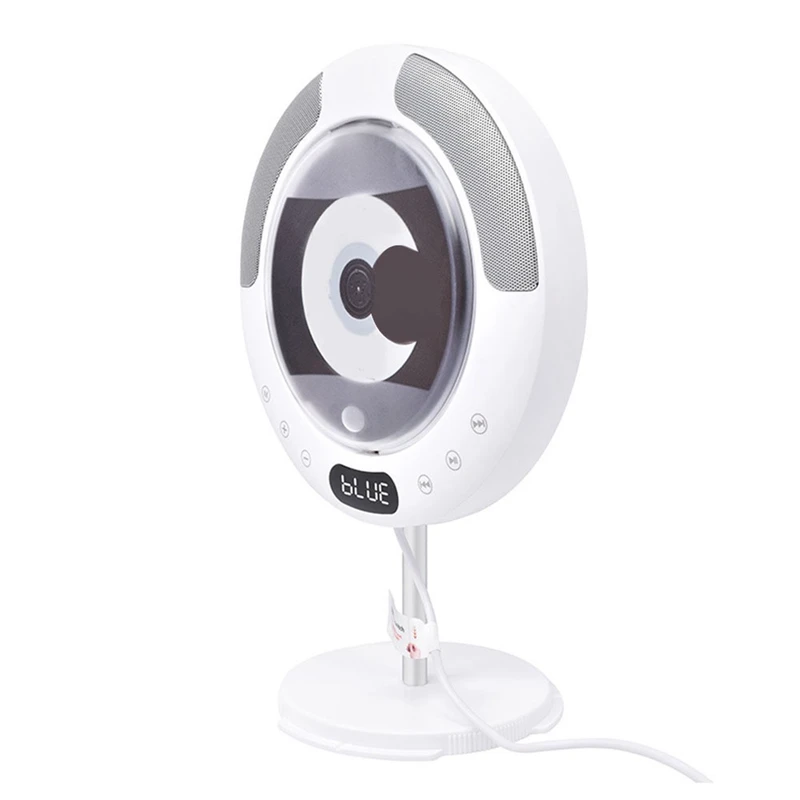 Lettore Cd Radio Fm Surround Sound Lettore Mp3 Bluetooth Sistema Di Altoparlanti Per Montaggio A Parete Lettore Dvd Portatile Discman Player