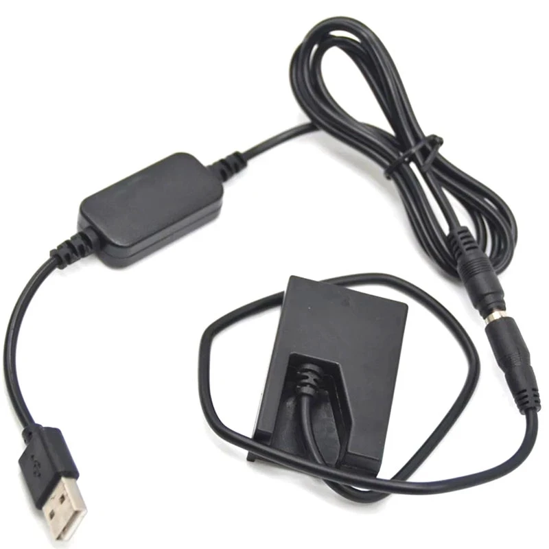 En-El9 Enel9 Dummy Battery Ep-5 Dc Accoppiatore + 5V Cavo Usb Power Bank Per Fotocamera Nikon D40 D40X D60 D3000 D5000
