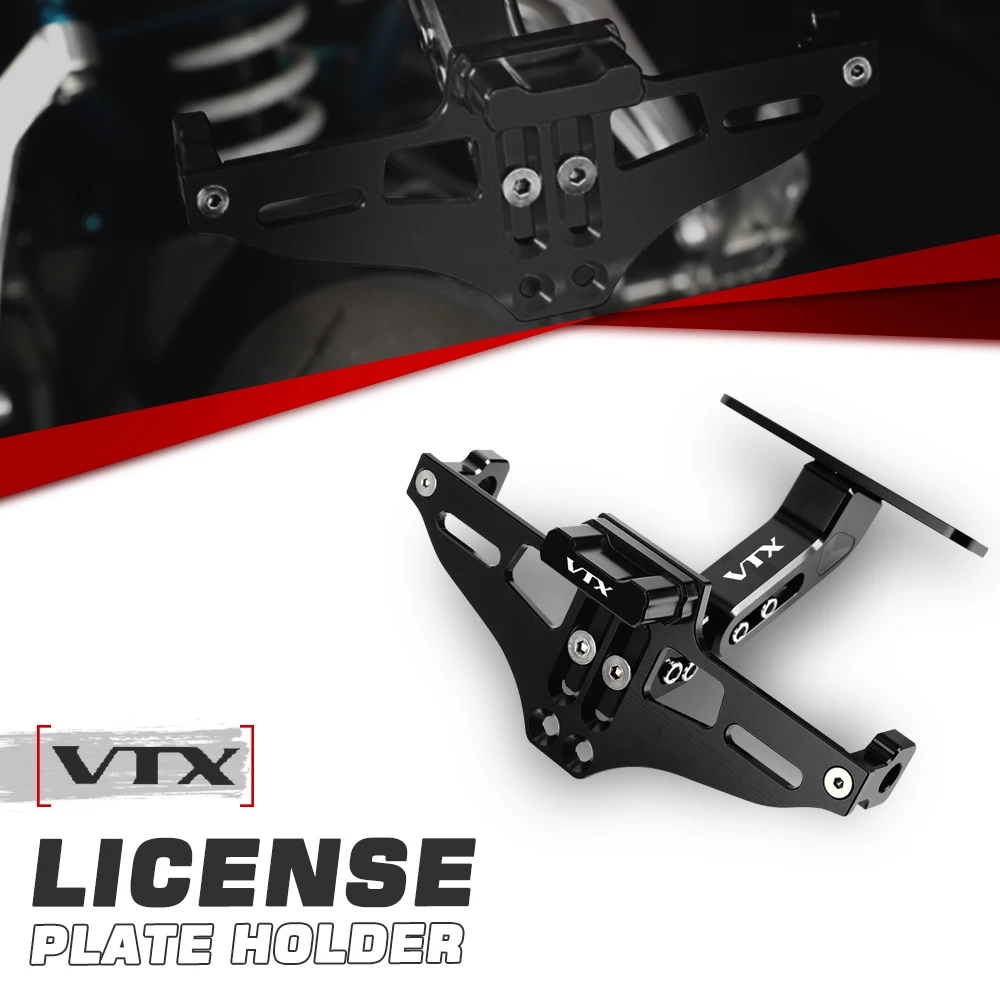 Per Honda Vtx1300 Vtx 1300 Vtx 1800 Vtx1800 Eliminatore Parafango Staffa Porta Targa Regolabile Cornice Porta Targa A Led