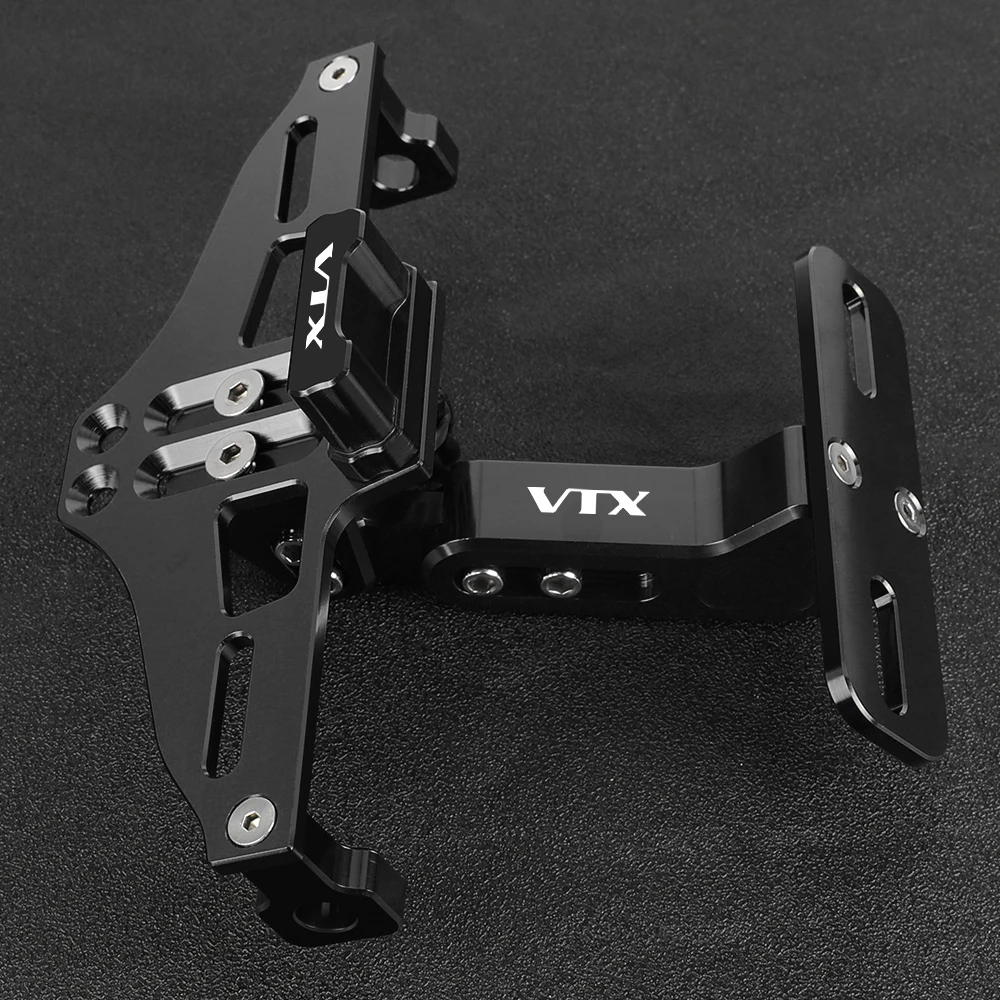 Per Honda Vtx1300 Vtx 1300 Vtx 1800 Vtx1800 Eliminatore Parafango Staffa Porta Targa Regolabile Cornice Porta Targa A Led