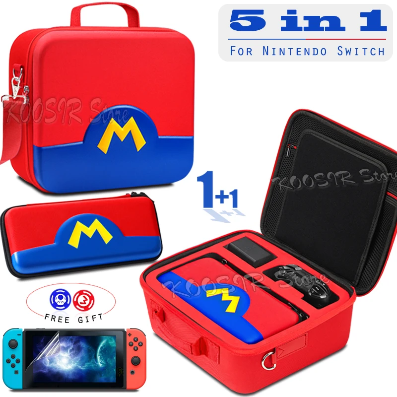 2022 Nuovissimi Accessori Da Gioco Carini Custodia Da Trasporto Per Nintendo Switch Nitnendoswitch Console Storage Bag Shell Travel Pouch