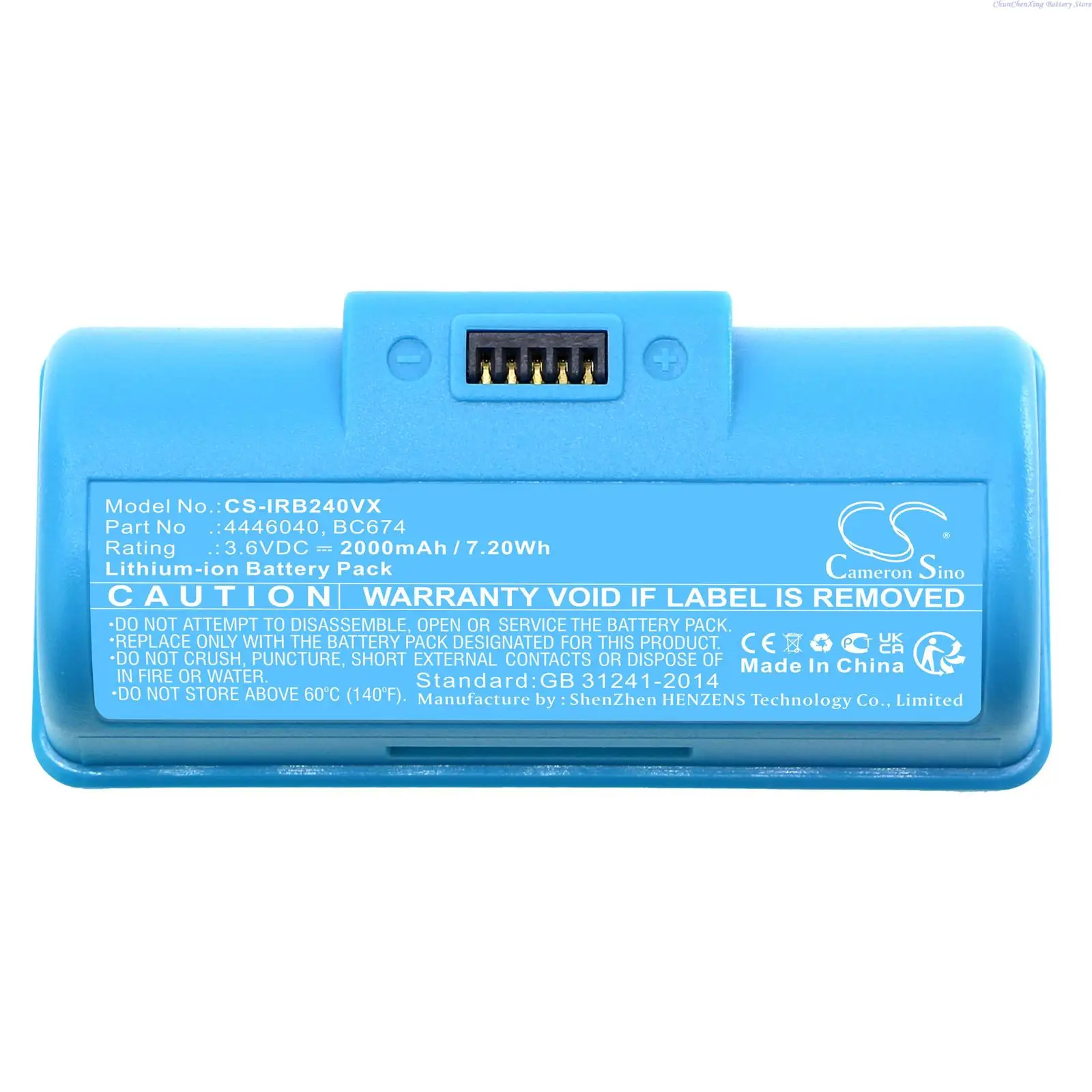 Batteria Orangeyu 2000Mah 4446040,Bc674 Per Irobot Braava Jet 240, Braava Jet 241,Braava Jet 244,Braava Jet 245, Robot Lavapavimenti