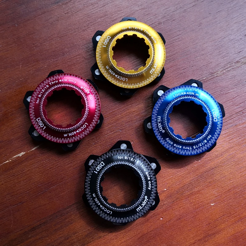 Nuovo Centerlock Per 6-Hole Adapter Hub Freno A Disco Adattatore Per 6 Bullone Rotori Per Centerlock Hub Adapter Mountain Mtb Della Bicicletta
