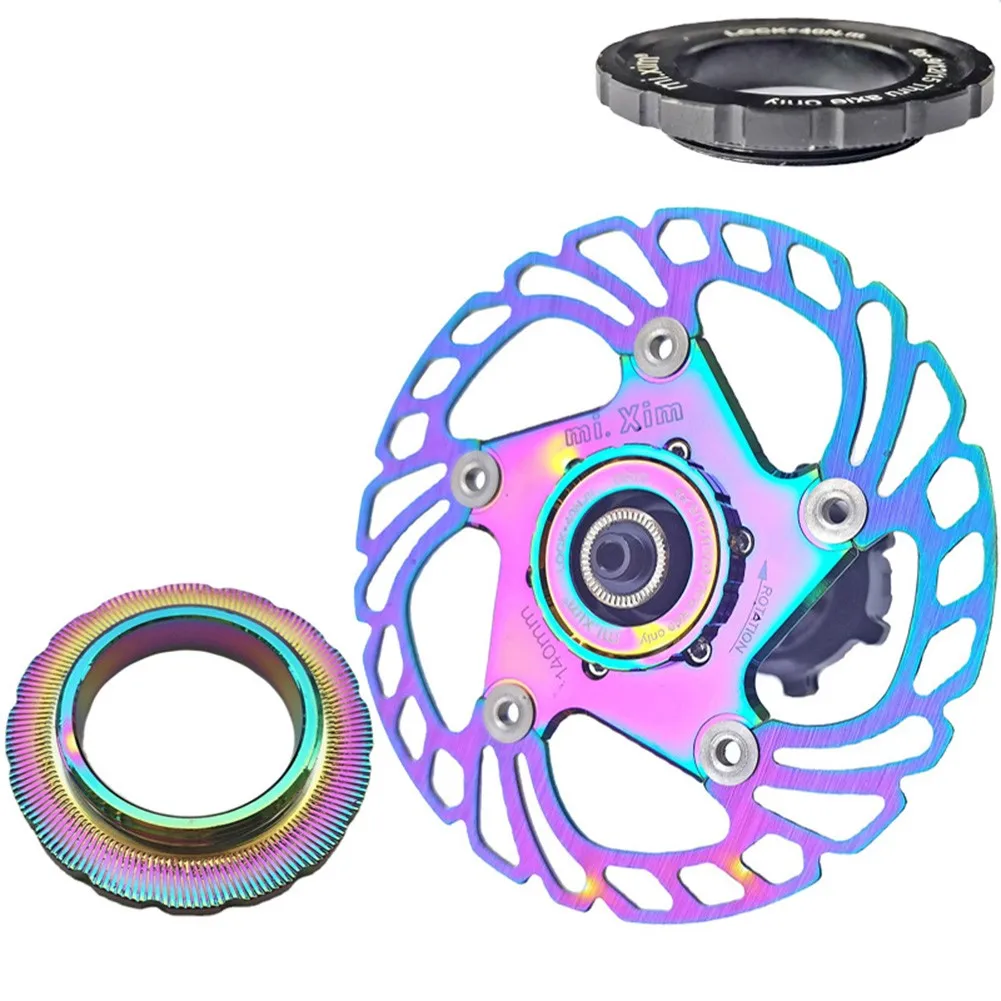 Mi.Xim Mtb Road Bike Center Lock Cover Ring Ultra Light Lega Di Alluminio Freno A Disco Rotore Center Lock Cap Ds03 44Mm Coprivite