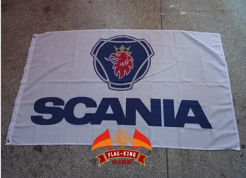 Scania Trucks Logo Flag,Scania Trucks 90*150Cm Polyster Banner