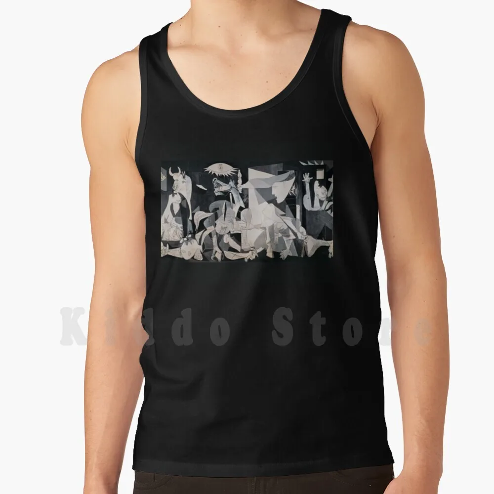 Pablo Picasso Guernica Canotte Vest 100% Cotone Picasso Cubism Surreality Pablo Picasso Blue Period Picasso Art Guernica