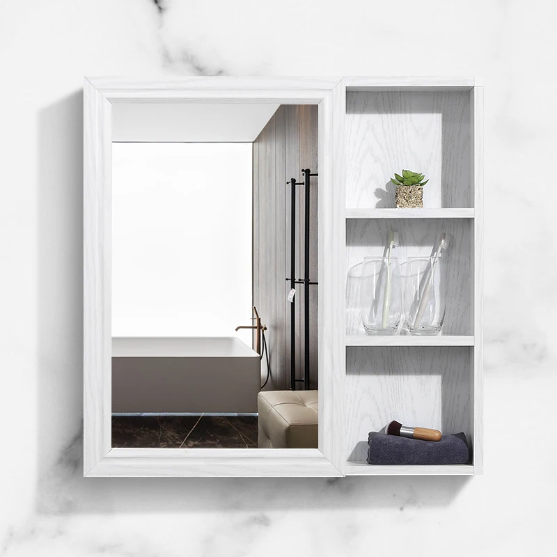 Armadietti A Specchio A Parete Scaffale Portaoggetti Trucco Armadi Da Bagno Bianchi Bagno Camera Da Letto Mobili Da Bagno Mobili Ausiliari