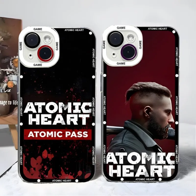 Game Atomic Heart Phone Case Trasparente Per Xiaomi 13 Redmi 11 12 10 Pro Lite Pro Plus Poco X3Gt F3 Angel Eye Cover