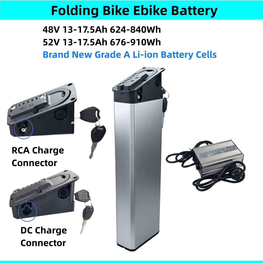 Fat Tire Bike Batteria Pieghevole Per E-Bike 48V 52V 13Ah 14Ah 15Ah 16Ah 17.5Ah Per Mate X City Cyrusherr Xf690 Bandit Maxs Enginee Pro