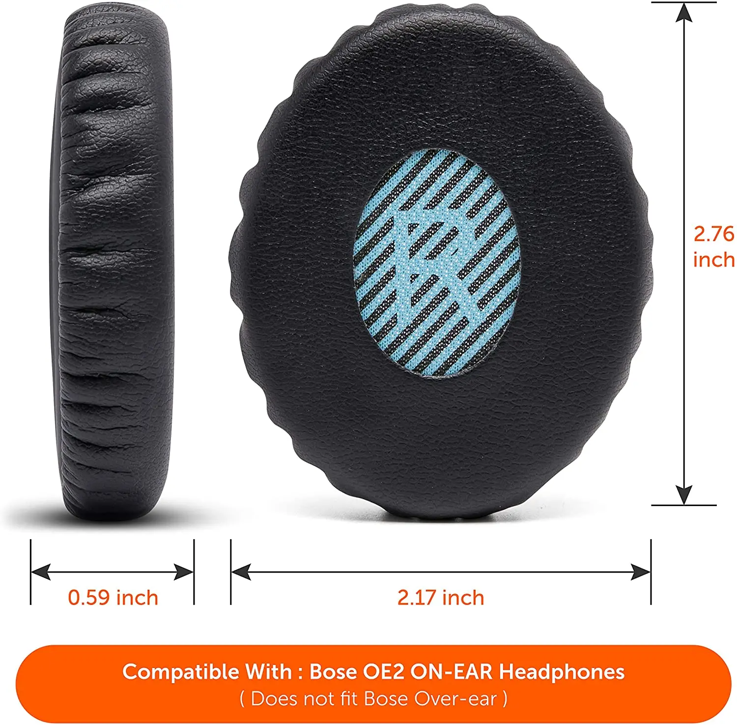 Cuscinetti Auricolari Di Ricambio Per Cuffie Bose On-Ear 2 (Oe2 E Oe2I)-Auricolari Per Cuffie Bose Soundtrue & Soundlink On-Ear (Oe)