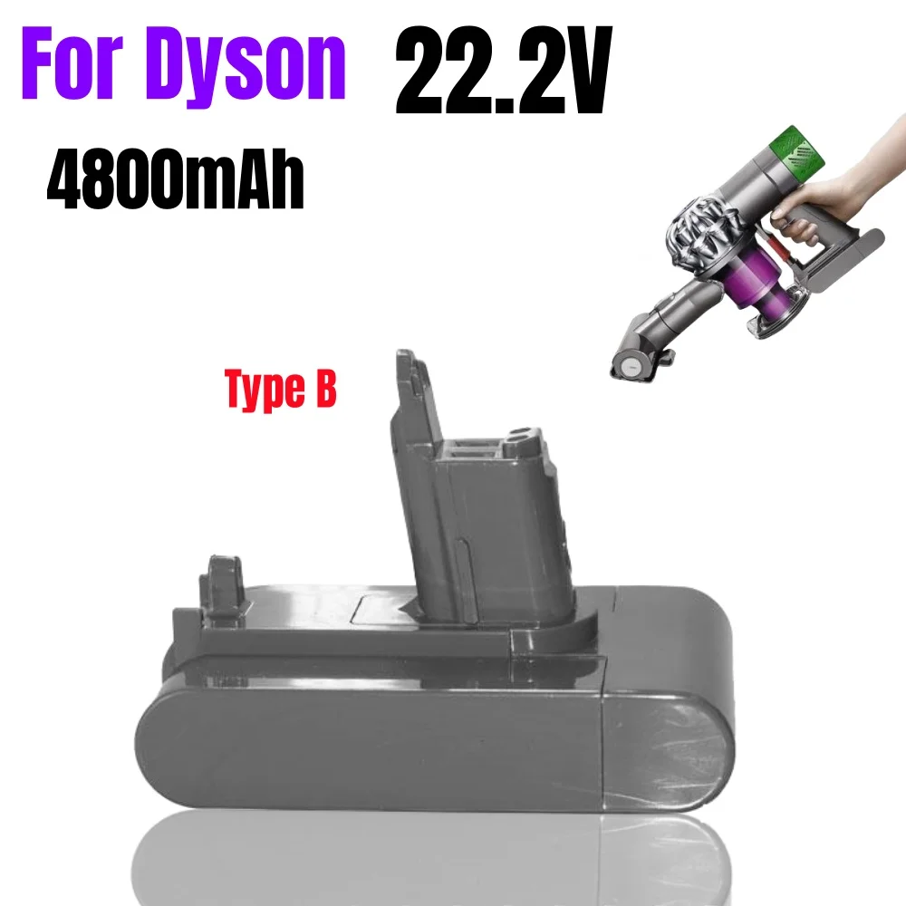 Nwe Per Dyson 22.2V 4800Mah Tipo B Batteria Sottovuoto Agli Ioni Di Litio Per Dyson Dc35, Dc45 Dc31 Dc34 Dc44 Dc31 Animal Dc35 Animal
