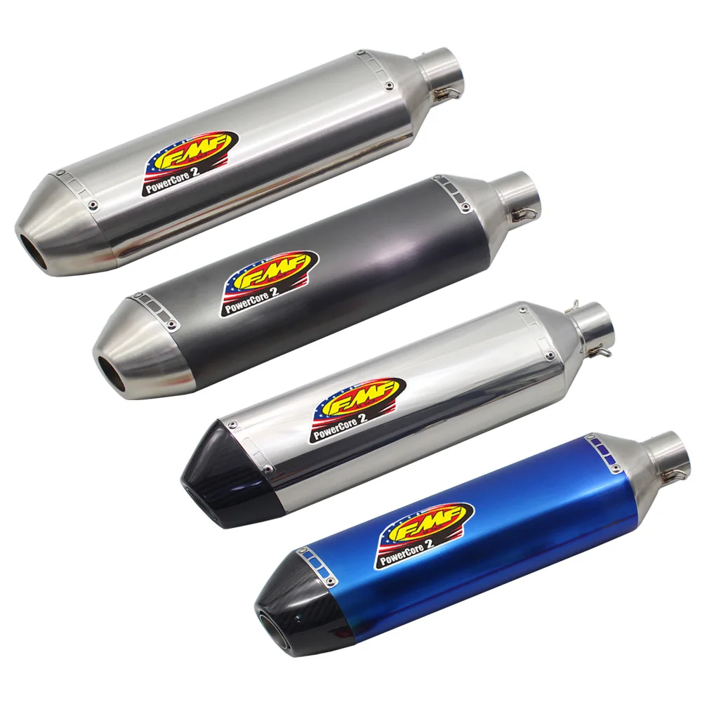 Ingresso 51Mm Tubo Di Scarico Moto Fmf Powercore 2 Silenziatore Moto Fuga Moto Universale Per Ktm Exc K7 K8 K9 R6 Tmax Pcx Ecc