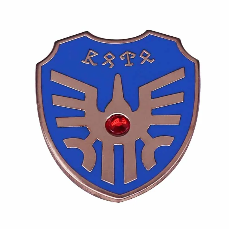 Dragon Quest Shield Spilla Rpg Accessori Per Gli Amanti Del Gioco