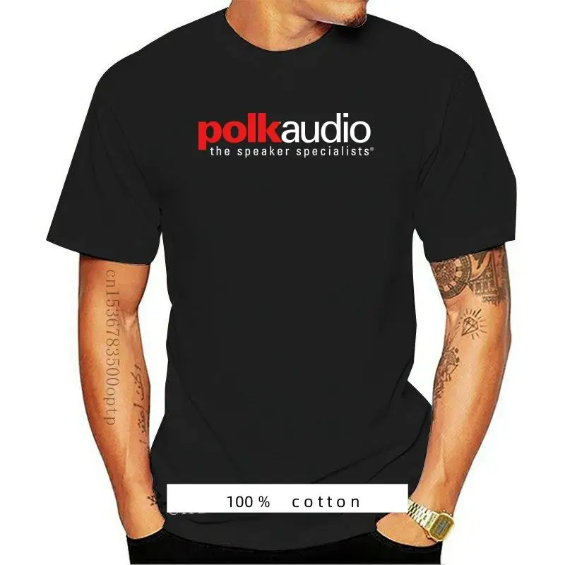 Nuova Maglietta Audio Polk 2023 S-6Xl Uomo