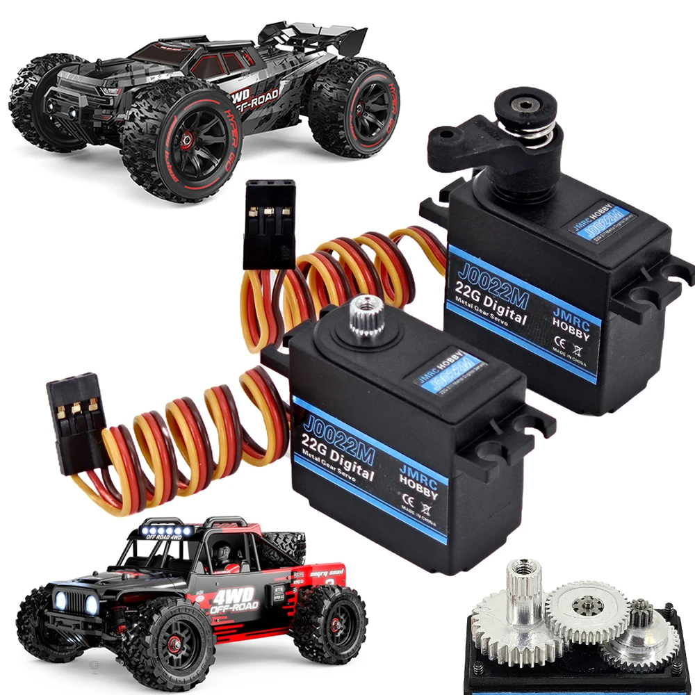 Mjx Hyper Go Rc Car 14209 14210 Accessori Di Ricambio 3 Fili Upgrade Digital Metal Servo Pezzi Di Ricambio
