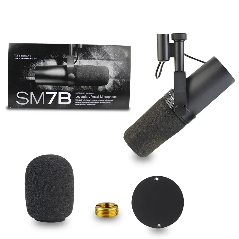 Sm7B Microfono Professionale Per Studio Di Registrazione Microfono Dinamico Cardioide Per Live Streaming Live Vocals Registrazione Bud