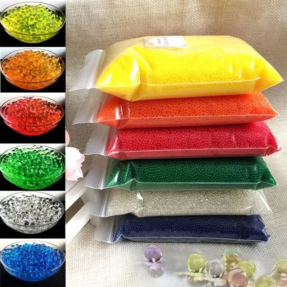 Hydrogel Pearl Shaped Crystal Soil Water Beads Bio Gel Ball Per Flower/Diserbo Mud Growing Magic Jelly Balls