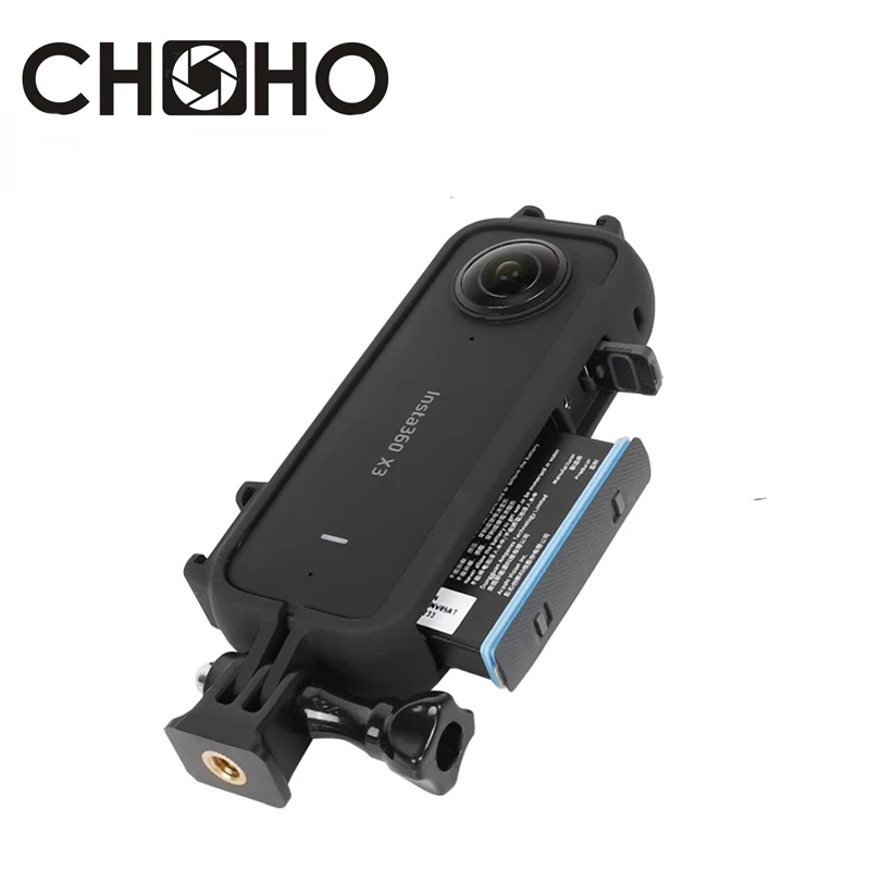 Insta360 X3 Accessori Custodia Per Telaio Custodia Protettiva Extra Cage Hot Shoe + Supporto Base Per Insta 360 X3 Action Panoramic Camera