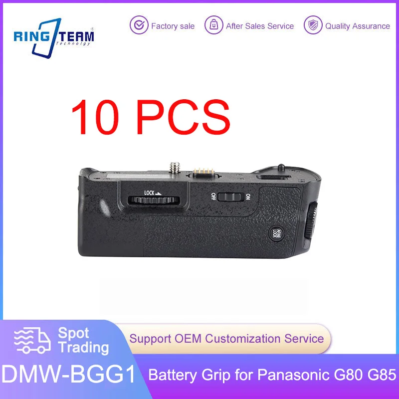 10 Pz Dmw-Bgg1 Battery Grip Per Panasonic Lumix G80 G85 Dmc-G80 Dmc-G85 Fotocamera Dmw-Blc12