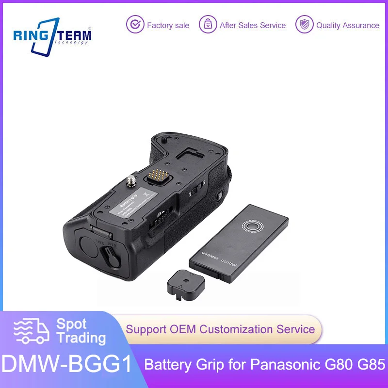 Bg-G85 Batteria Verticale Dmw-Bgg1For Panasonic Lumix G85 G80 Dmc-G85 Dmc-G80 Impugnatura Per Fotocamera Dmw-Bgg1Rc Con Telecomando