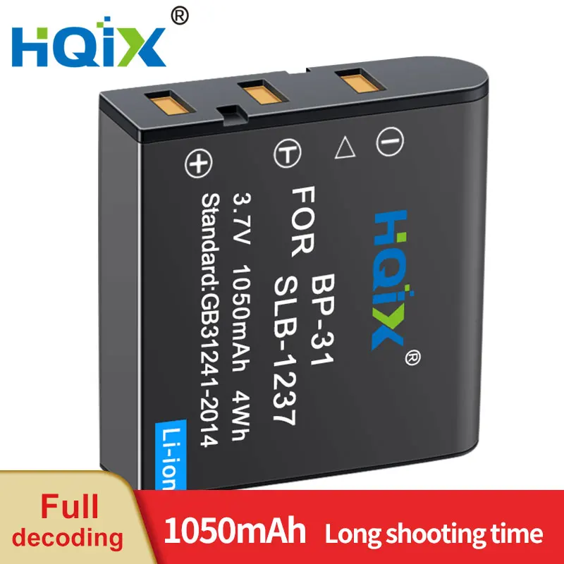 Hqix Per Sigma Dp1 Dp1S Dp1X Dp2 Dp2S Dp2X Macchina Fotografica Bp-31 Caricatore Di Batteria