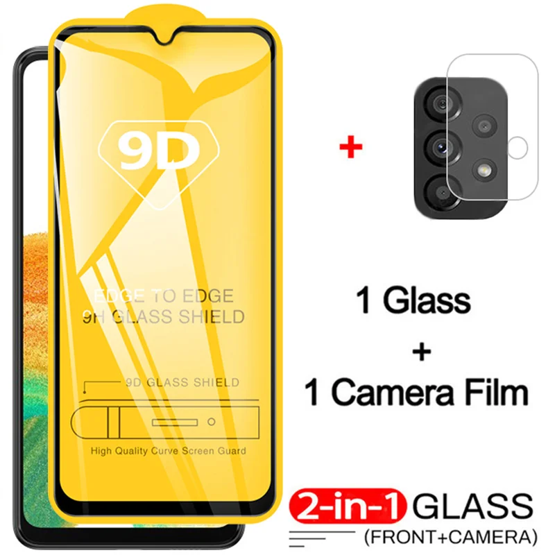 Vetro Temperato + Fotocamera Pellicola Samsung A33 5G Vetro Temperato Samsung A33 Screen Protector A33 Samsung A 33 Glass A33 5G Pellicola Vetro Samsu