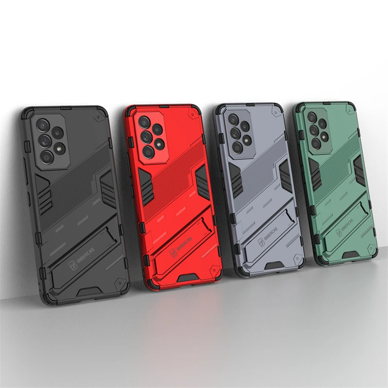 Per Samsung Galaxy A33 Custodia Cover Samsung A33 5G Capas Paraurti Posteriore Kickstander Cover Completa Per Samsung A 33 A33 5G Fundas